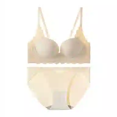 内在密码 白色内衣女小胸聚拢显大腰细软支撑防下垂收副乳性感透气无痕文胸