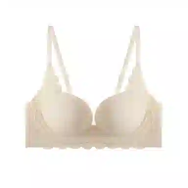 内在密码 白色内衣女小胸聚拢显大腰细软支撑防下垂收副乳性感透气无痕文胸