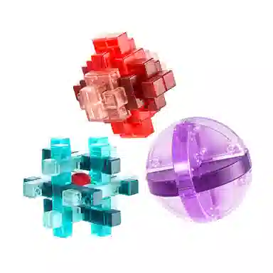 奇艺 鲁班锁 孔明锁 益智玩具