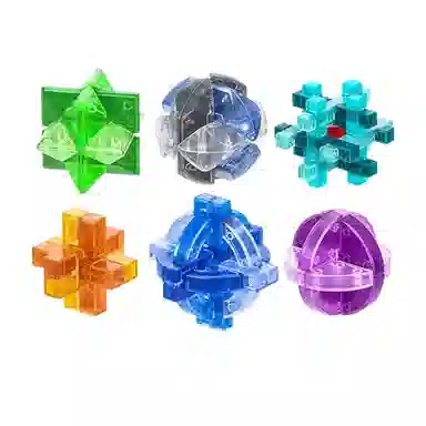 奇艺 鲁班锁 孔明锁 益智玩具