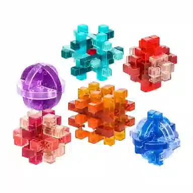 奇艺 鲁班锁 孔明锁 益智玩具