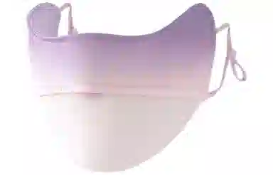 优幽兰 户外登山防风小众设计感渐变全脸遮阳舒适挂耳式透气骑行 口罩 女款