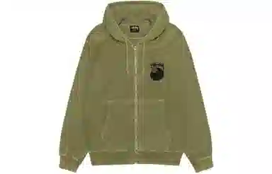 Stussy 8 Ball Pig Dyed Zip Hood