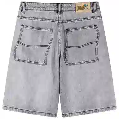 MIND ERROR Denim Shorts