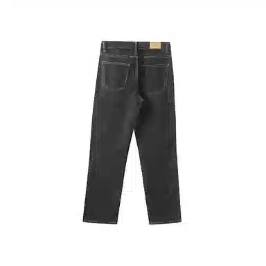 我是大卫 高级感直筒宽松百搭休闲牛仔裤 男女同款 黑色