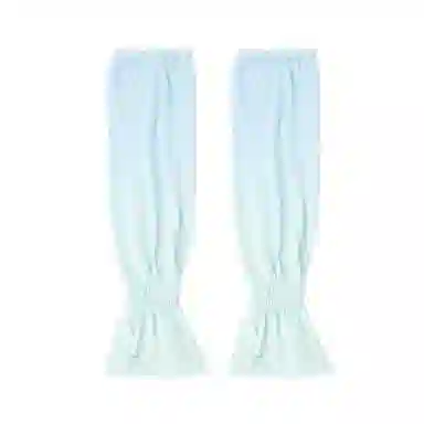 白卷 夏季户外遮阳宽松防滑渐变灯笼 防晒袖 女款