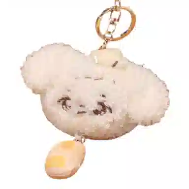 雄俊 卡通磁吸动物背包挂饰  可爱呆萌小熊书包装饰 萌宠猫咪包包挂件 狗狗钥匙扣 萌宠狗狗 玩偶 毛绒挂件