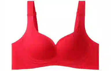 二三二三 撞色爱心防下垂收副乳软支撑文胸 女款