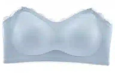 二三二三 纯色聚拢防滑无痕无钢圈防走光抹胸内衣 女款