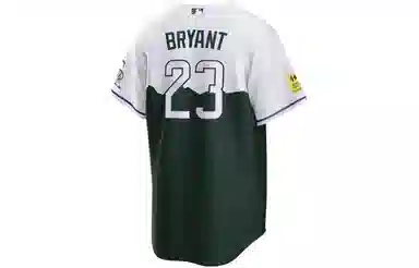 Nike V-Neck Letter Print Tee Green