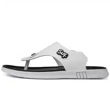 季公羊 透气简约时尚舒适百搭 人字拖鞋 男款