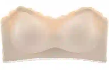 二三二三 纯色聚拢防滑无痕无钢圈防走光抹胸内衣 女款