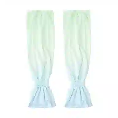 白卷 夏季户外遮阳宽松防滑渐变灯笼 防晒袖 女款