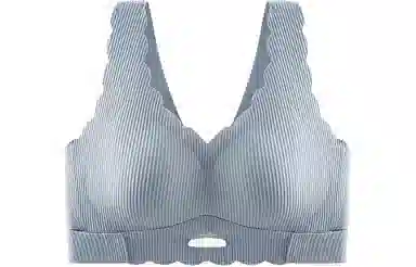 二三二三 爱心镂空交叉美背无痕无钢圈聚拢上托收副乳文胸 女款