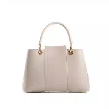 维尼奥 高级感通勤大容量百搭 合成革 单肩斜挎手提包 常规 女款 米白色