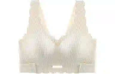 二三二三 爱心镂空交叉美背无痕无钢圈聚拢上托收副乳文胸 女款