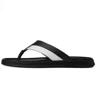 季公羊 二层牛皮 时尚百搭 人字拖鞋 男款