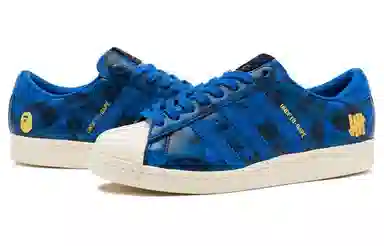 A BATHING APE x adidas originals Superstar 80s Undftd Bape Blue Camo