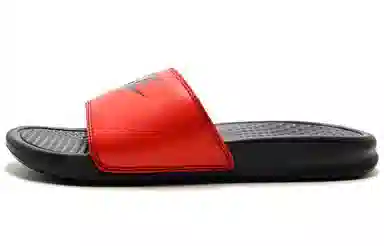 Nike JDI Slide Black Red Slippers