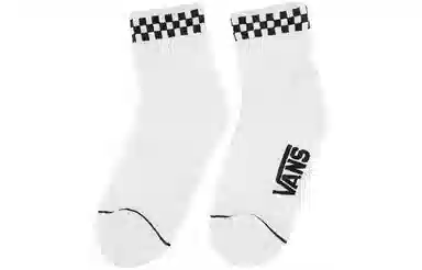 Vans Logo Crew Socks White