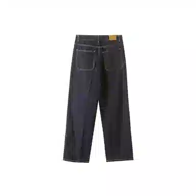 我是大卫 直筒宽松休闲牛仔裤 男女同款 黑色