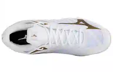 Mizuno Wave Dimension White Gold