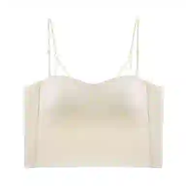 品彩 立体聚拢美背固定杯免穿文胸光面吊带 女款