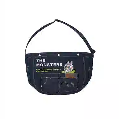 POP MART THE MONSTERS Denim Crossbody Bag