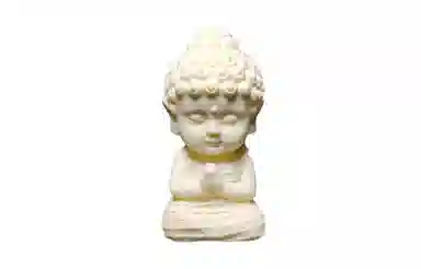 檀欣 精雕刻双手合十大日如来佛祖手把件吉祥平安可爱宝宝家居汽车装饰品 象牙果 其他菩提类摆件 男女同款情侣款 礼盒装