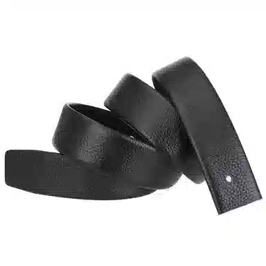 牛当家 荔枝纹不带头无头针扣头层牛皮裤带条 皮带 男款