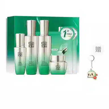 百雀羚 肌初赋活致臻套装礼盒 精华液版本 护肤套装礼盒 保湿紧致抗皱