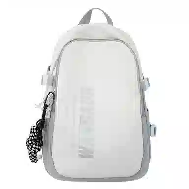 醇龙 大容量休闲美式复古字母简约大学生 尼龙 双肩包 常规 男女同款情侣款 多色