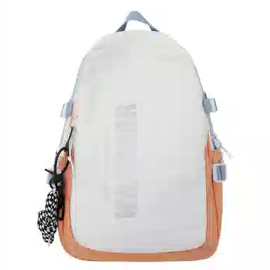 醇龙 大容量休闲美式复古字母简约大学生 尼龙 双肩包 常规 男女同款情侣款 多色