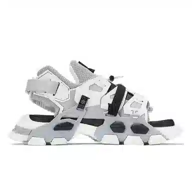 NORVINCY Black Samurai Sandals