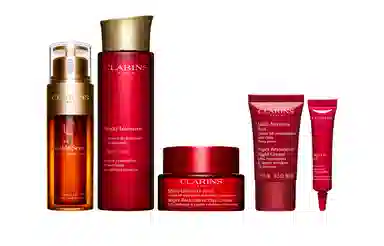 娇韵诗 活龄抚纹精华水护肤套装 淡纹