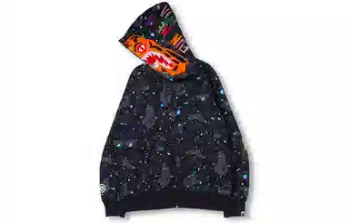 A BATHING APE Space Camo Full Zip Hoodie