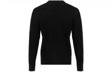 Versace Jeans Couture SS24 Logo Knit Sweater Black