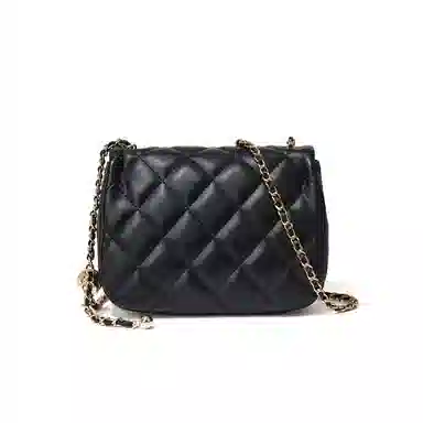 Red Dragonfly Quilted Leather Bag