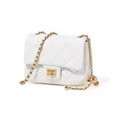 Red Dragonfly Quilted Leather Bag