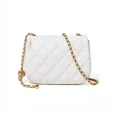 Red Dragonfly Quilted Leather Bag