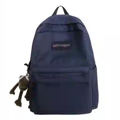 醇龙  男女通用多色尼龙书包学生简约百搭双肩包包潮学院风旅行背包