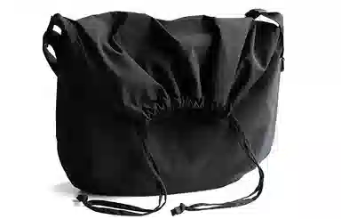 MYBRANDORIGINAL Nylon Crossbody Bag Black