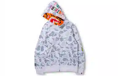 A BATHING APE Space Camo Full Zip Hoodie