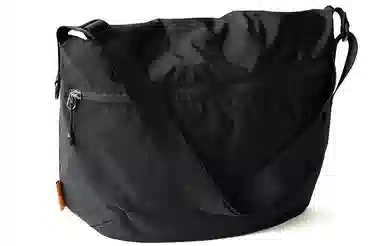 MYBRANDORIGINAL Nylon Crossbody Bag Black