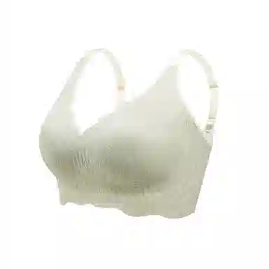 莫代尔 蕾丝夏季无痕调整型内衣女聚拢收副乳防下垂无钢圈运动美背文胸 女款