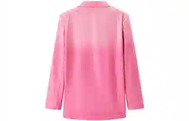 太平鸟 渐变牛仔西装 女款 玫粉