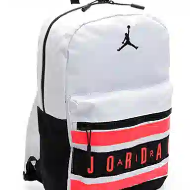 Jordan AJ6 Backpack White Red