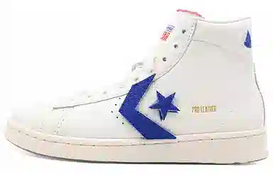Converse Cons Pro Leather White Red Blue