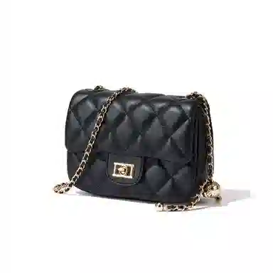 Red Dragonfly Quilted Leather Bag