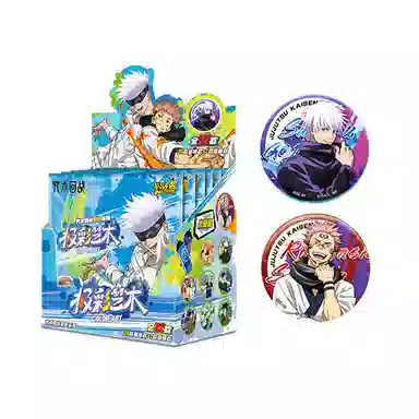 卡游 咒术回战角色 第二弹 极彩艺术 徽章 吧唧胸针